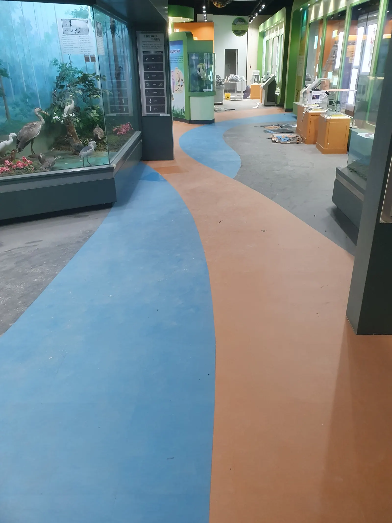 인천 영종도 영종고등학교 SPC마루 시공 현장